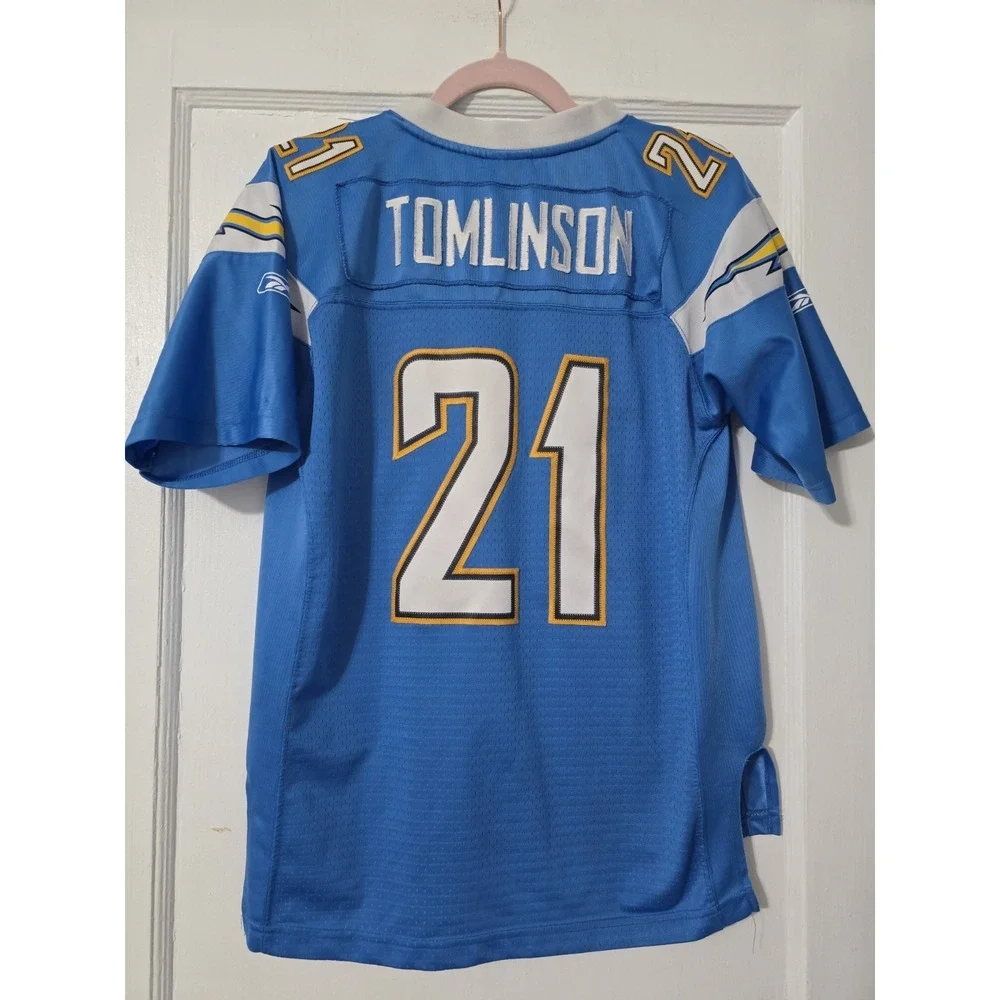 Reebok NFL San Diego Chargers LaDainian Tomlinson 21 Stitched Jersey Youth Large